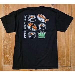 Vans Sushi Black T-Shirt Mens Small